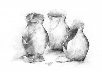 Image of Three Clay Pots